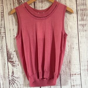 Nina Ricci Rose Sleeveless Top